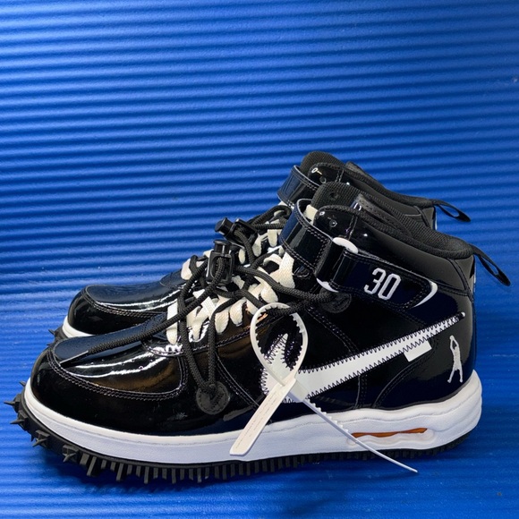 Size 12- Men’s Nike Air Force 1 Mid X Off-White Sheed DR0500-001 NEW - Picture 2 of 8